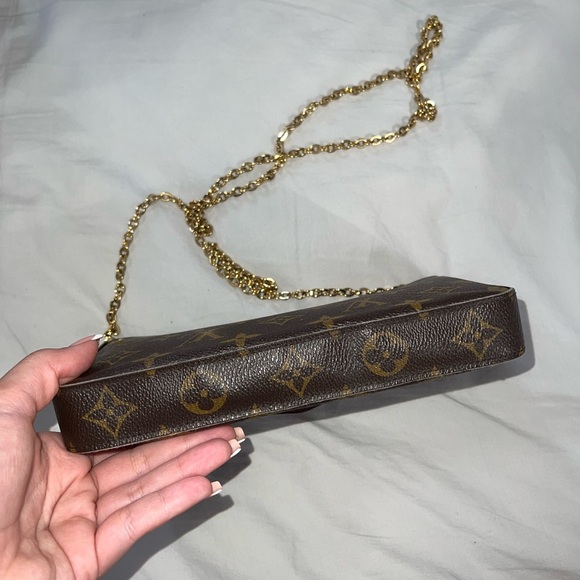 AUTHENTIC Louis Vuitton Felicie Pochette monogram canvas - Picture 9 of 17